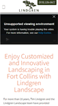 Mobile Screenshot of lindgrenlandscape.com